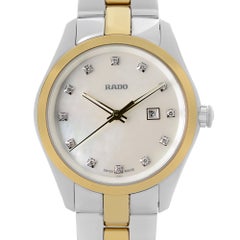 Rado Hyperchrome Steel Ceramic MOP Diamond Dial Quartz Ladies Watch R32975902