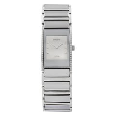 Rado Integral Ceramic Diamond Silver Dial Quartz Womens Watch R20733712