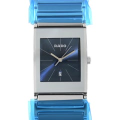 Rado Integral Stainless Steel Quartz Blue Dial Men's Watch R20745202