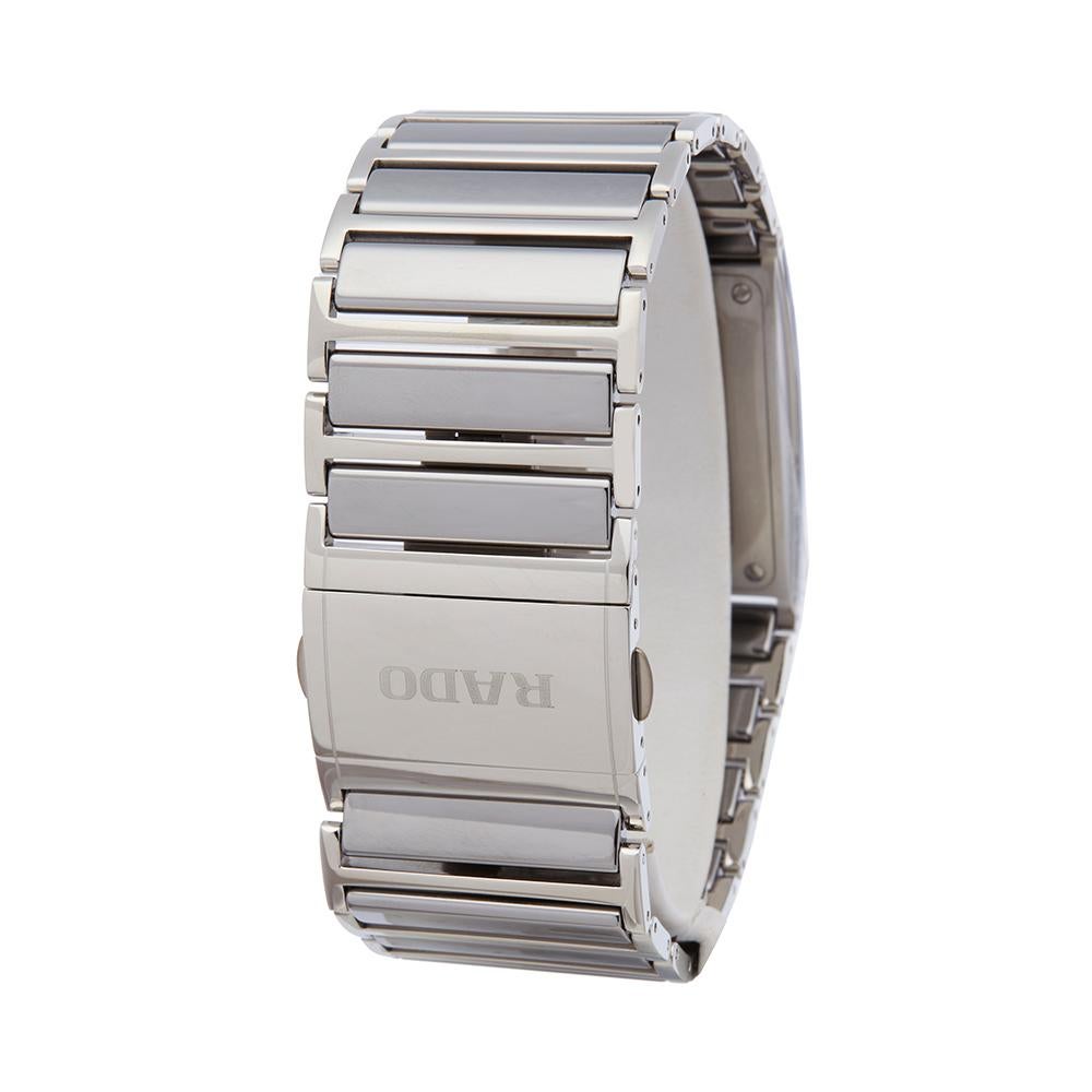Women's or Men's Rado Integral Stainless Steel R20731712 Wristwatch