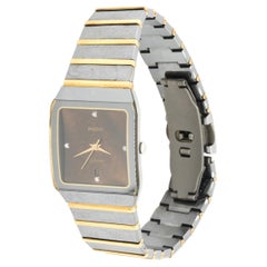 Rado Jubile 2-Tone Stainless Steel High Fashion Quartz Men's Watch w/ Date
