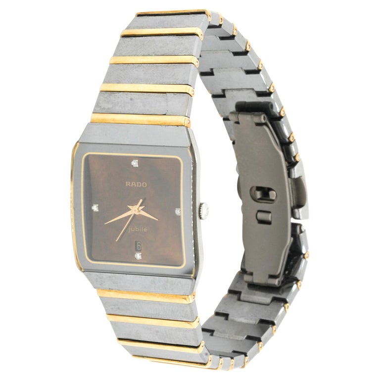Rado Jubile 2-Tone Stainless Steel High Fashion Quartz Men's Watch w ...