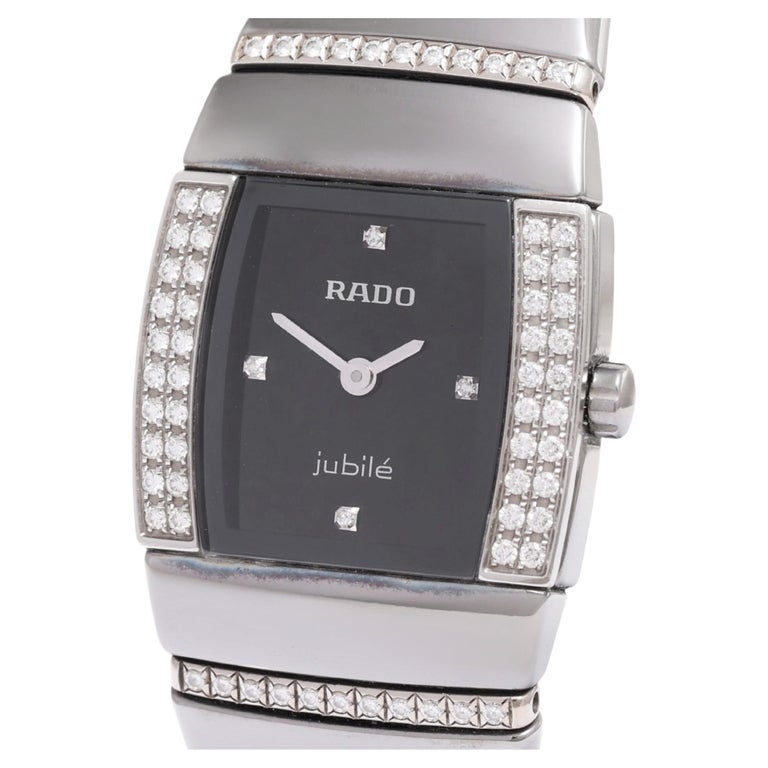 Rado Jubilé Keramik and Diamanten Damenarmbanduhr im Angebot bei