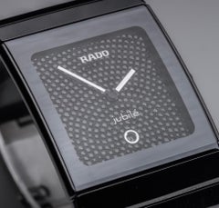 Rado Jubile Ceramica Black Pave Diamond Watch Up with Box