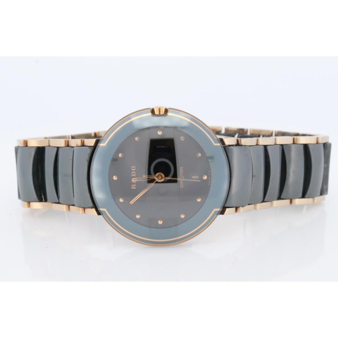 RADO Jubile Diamond Black HiTech Ceramic Stainless Steel Watch RADO DiaStar Pour femmes en vente