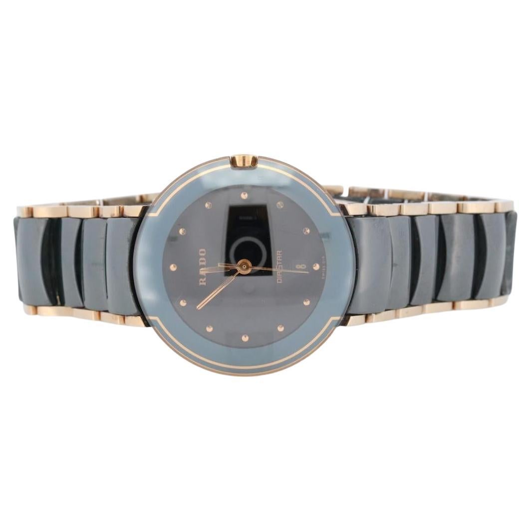 RADO Jubile Diamond Black HiTech Ceramic Stainless Steel Watch. RADO DiaStar