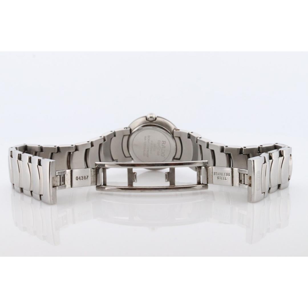 RADO Jubiläum Diamant Silber Edelstahl Uhr. RADO DiaStar-Armbanduhr 2