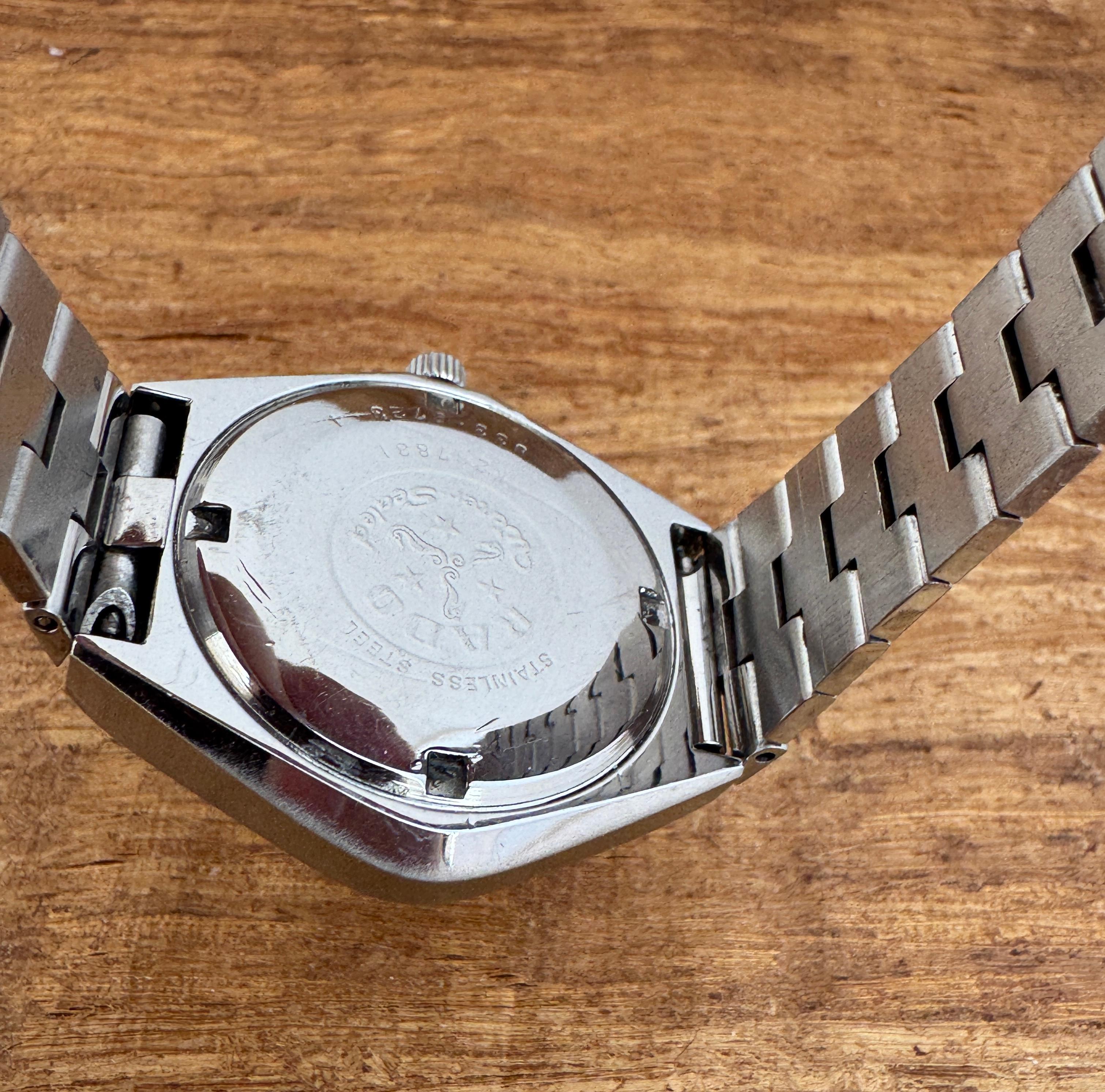 Rado LAUBERHORN Men's Automatic Rare Dial Stainless Steel Watch in vendita 10