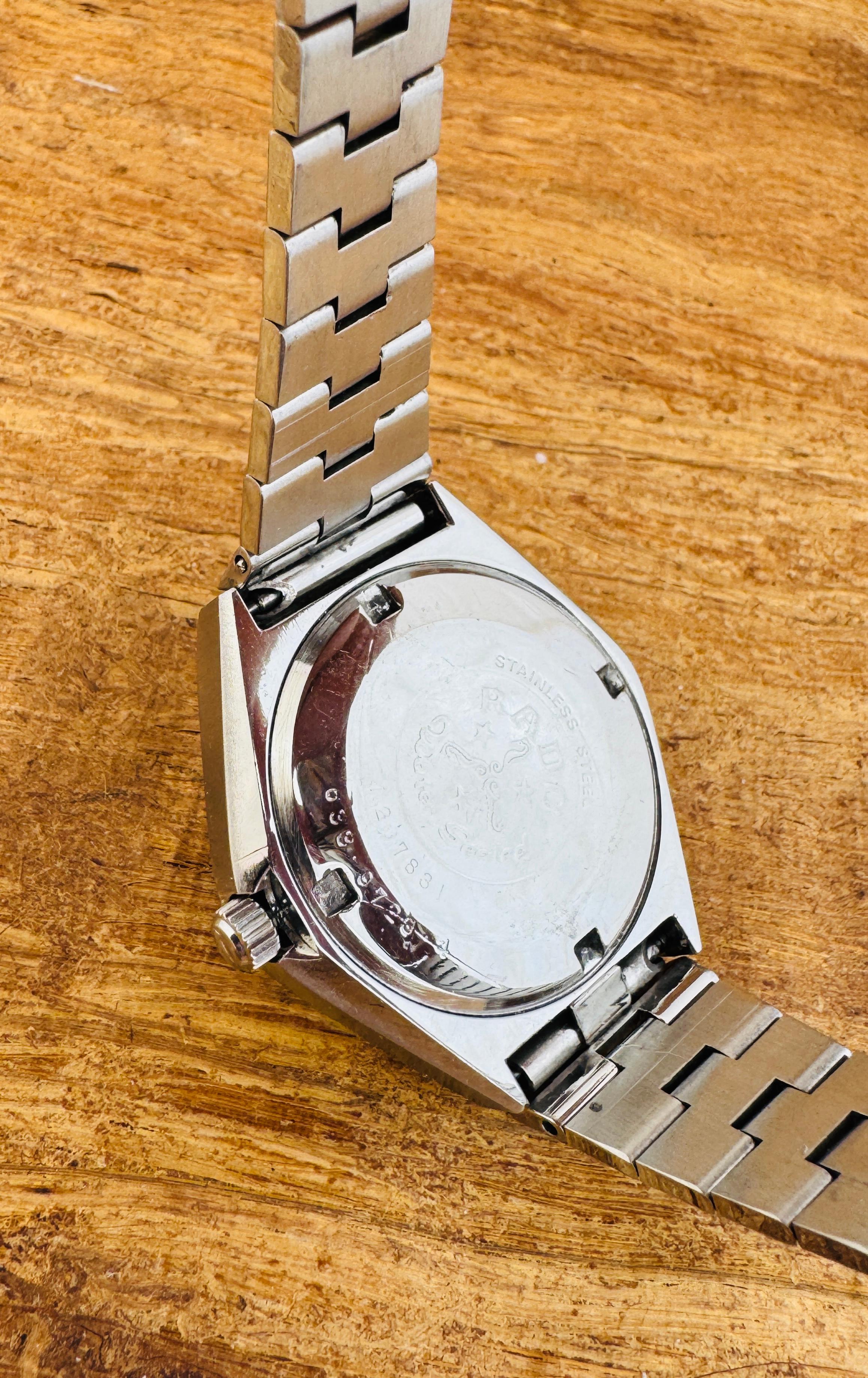 Rado LAUBERHORN Men's Automatic Rare Dial Stainless Steel Watch in vendita 11