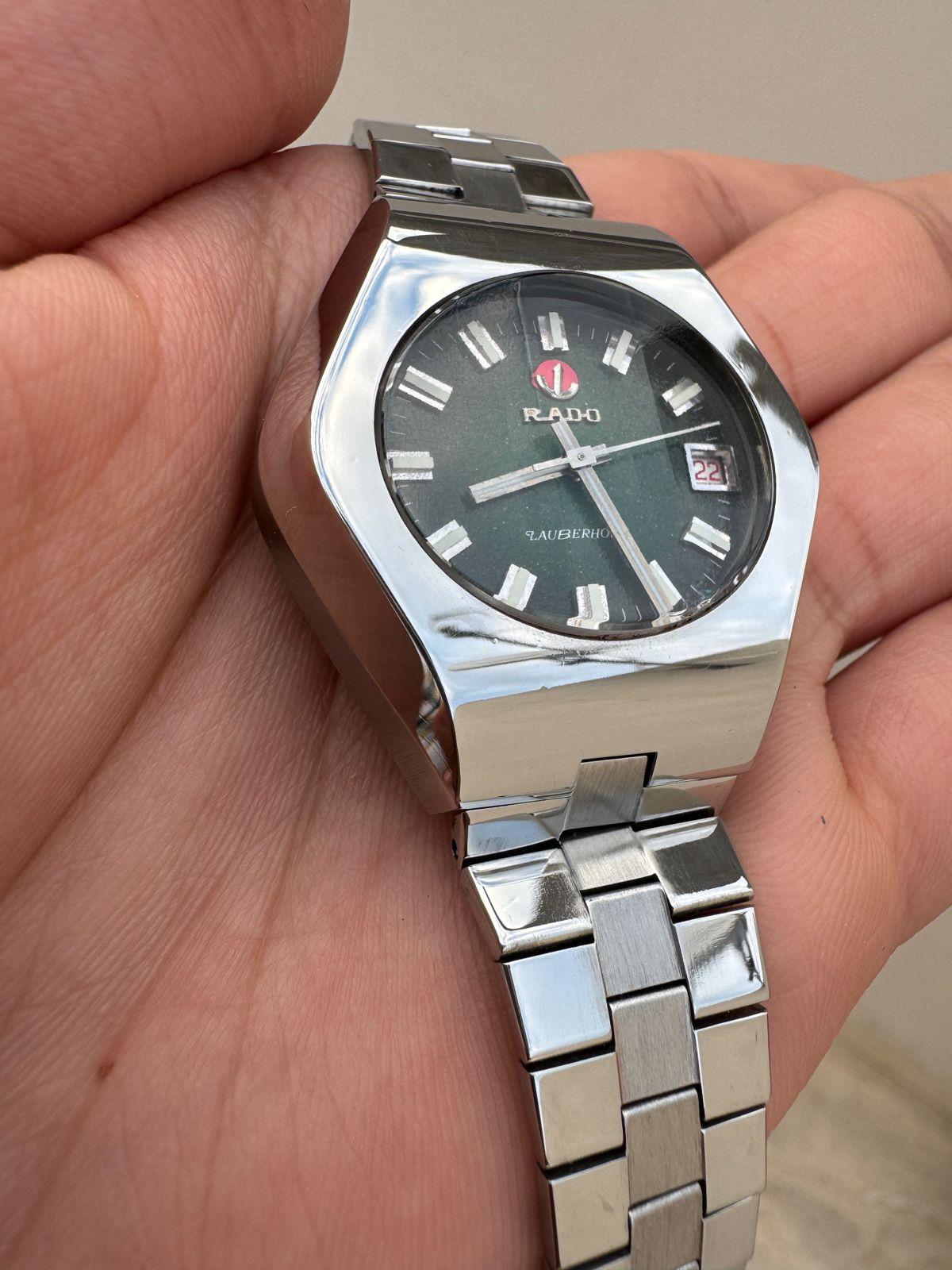 Rado LAUBERHORN Men's Automatic Rare Dial Stainless Steel Watch in vendita 14