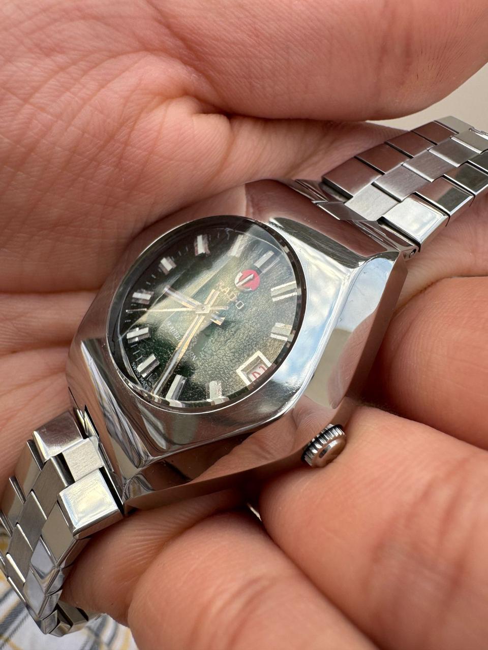 Uomo Rado LAUBERHORN Men's Automatic Rare Dial Stainless Steel Watch in vendita