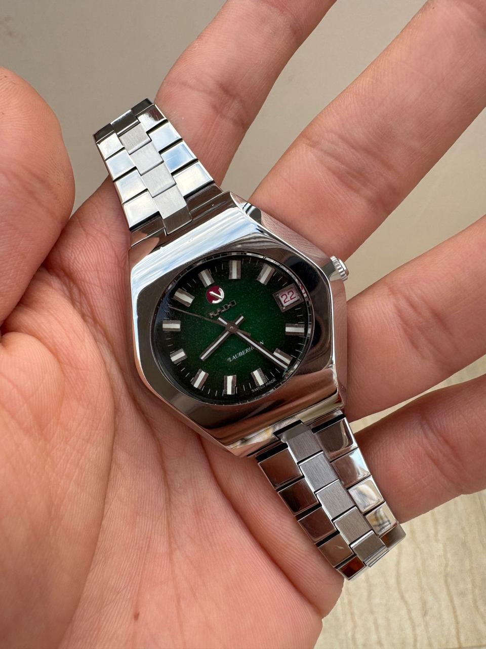 Rado LAUBERHORN Men's Automatic Rare Dial Stainless Steel Watch in vendita 1