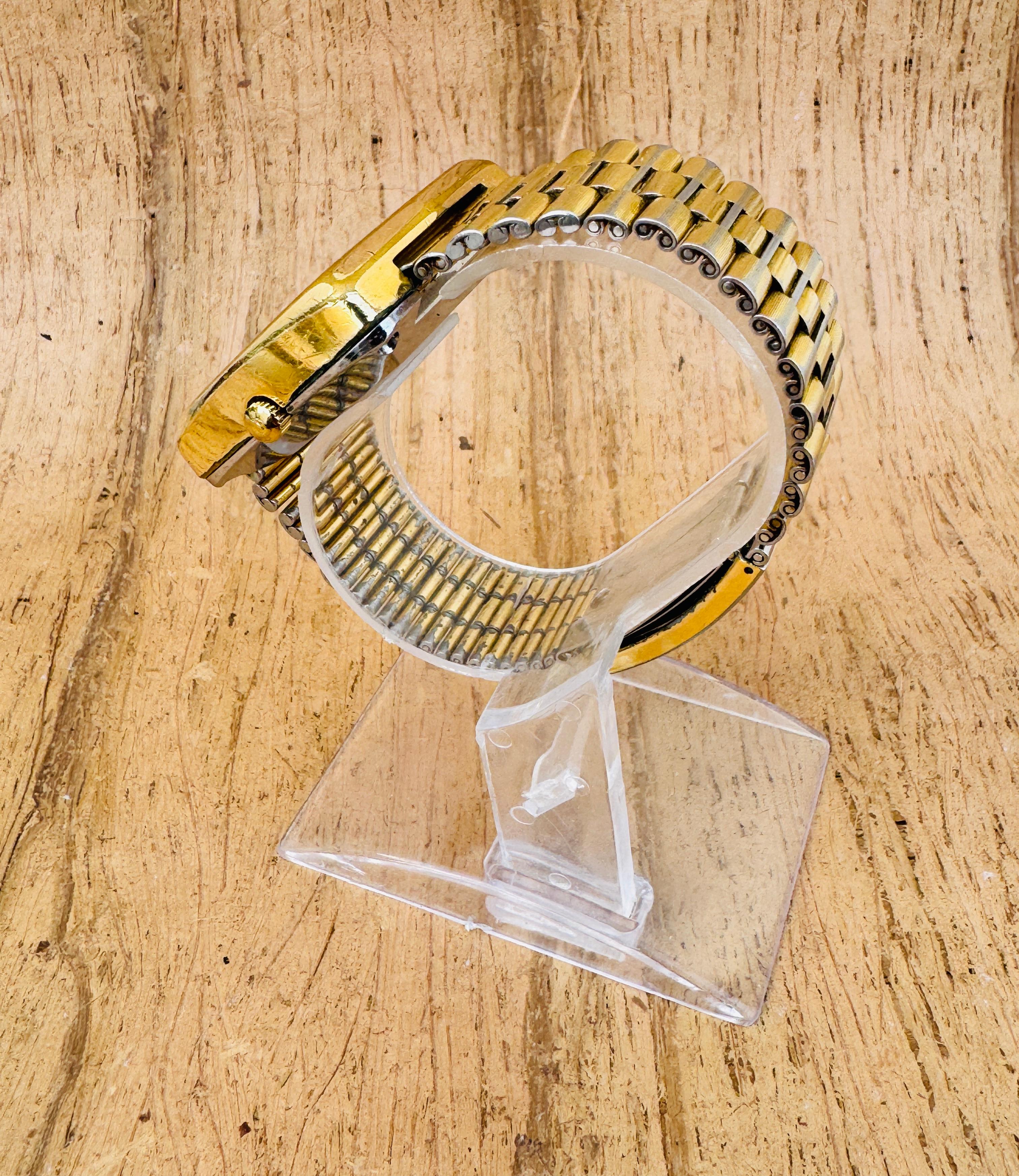 Rado NCC 101 Automatic DAY/DATE TV Dial Gold Plated Full Original Watch For Sale 16