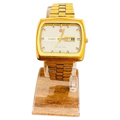 Rado NCC 101 Automatic DAY/DATE TV Dial Gold Plated Full Original Watch