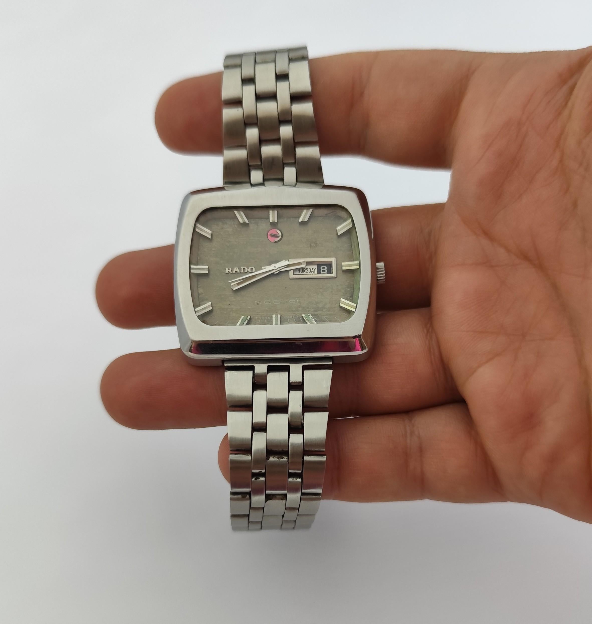 Rado NCC 101 Ref.11944 DAY/DATE GREY DIAL 42mm Men's Automatic