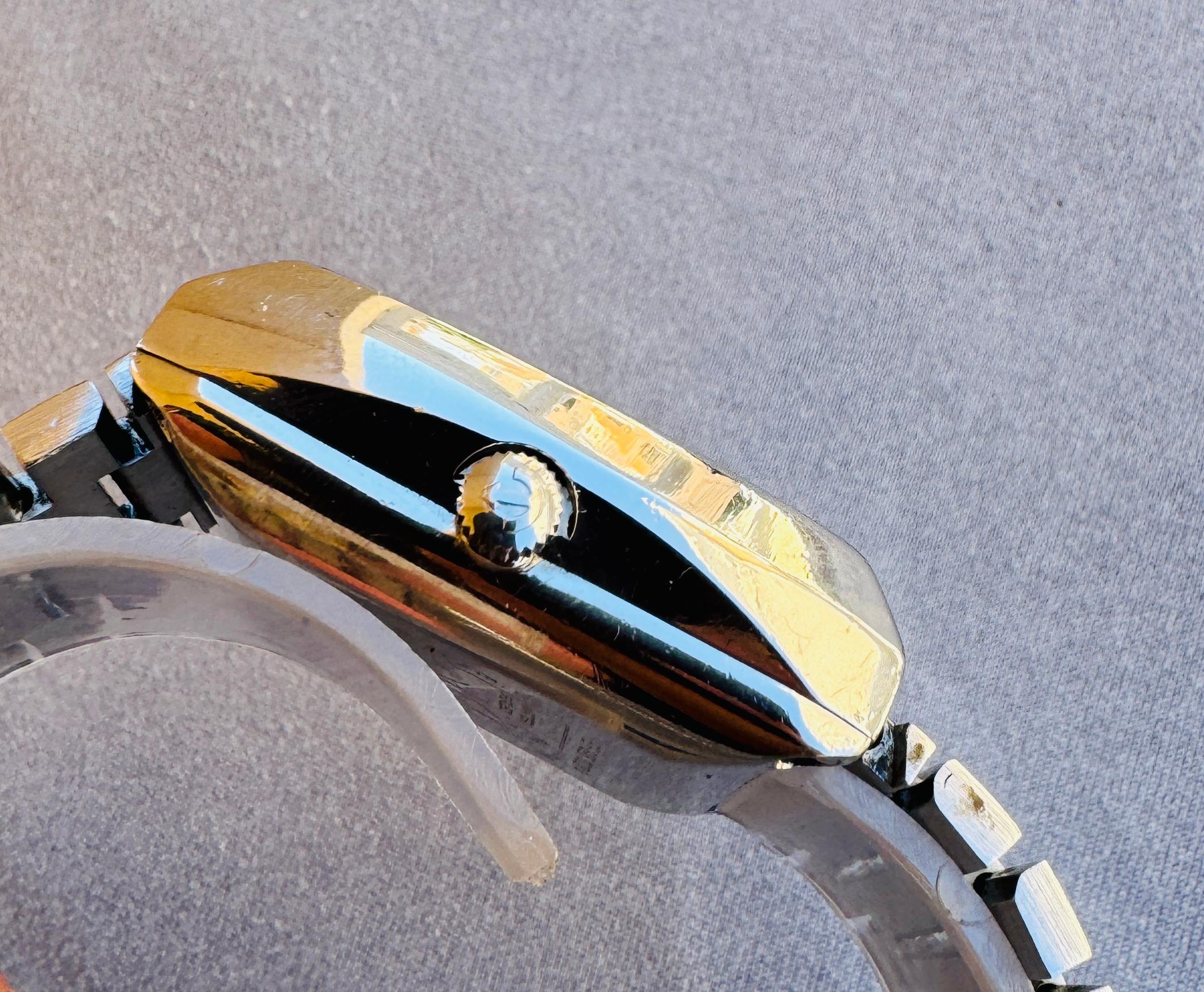 Rado NCC 505 Automatic Day & Date Calendar TV Style Rare Dial Stainless Watch en venta 7