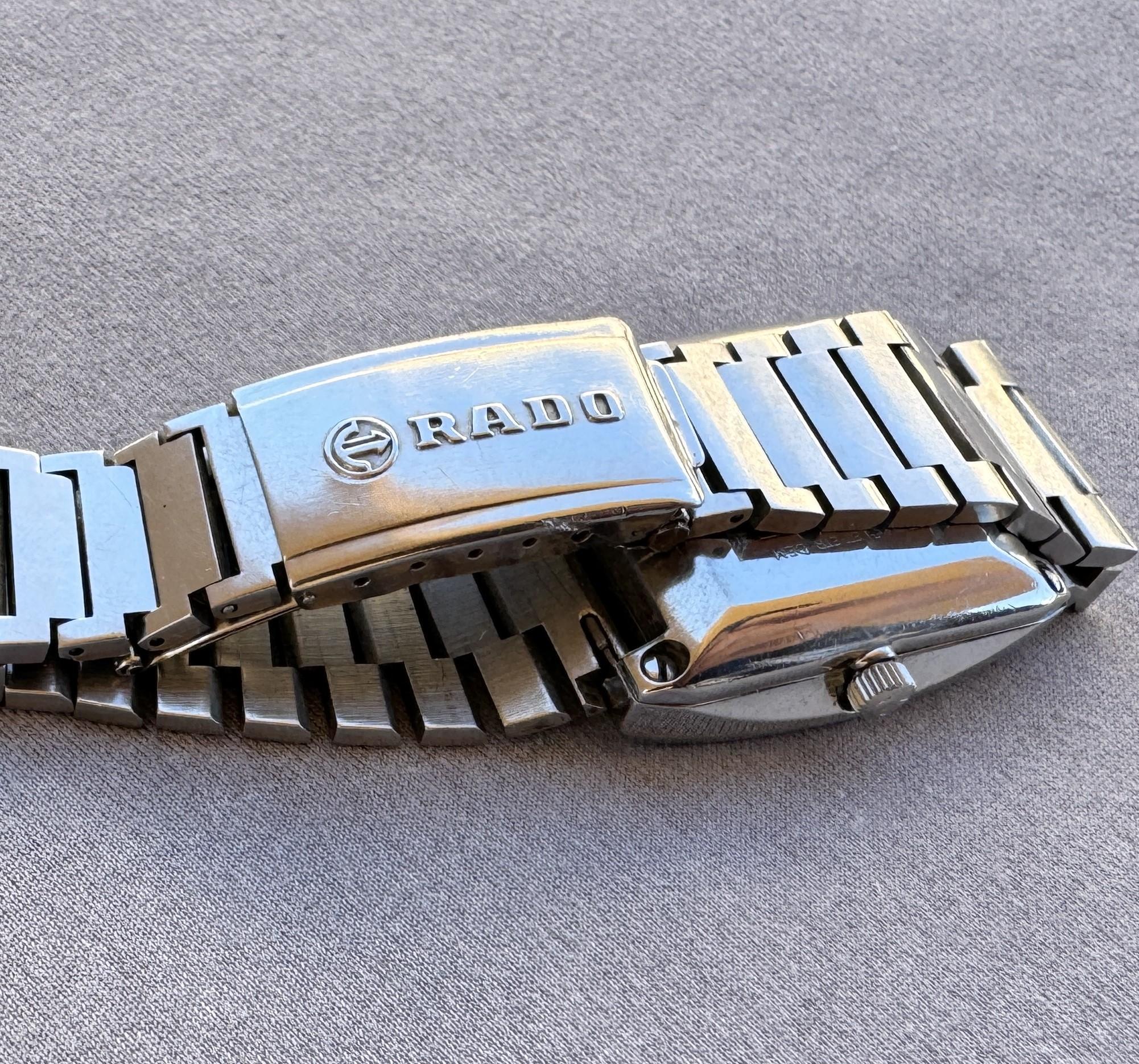  Description
Brand: Rado

Price: 250 USD

Model: NCC 505

Reference: 625.3037.4

Country Of Manufacture: Switzerland

Movement: Automatic

Case Material: Stainless steel

Measurements : Case width: 35 mm. (without crown) x 37mm

Band Type :