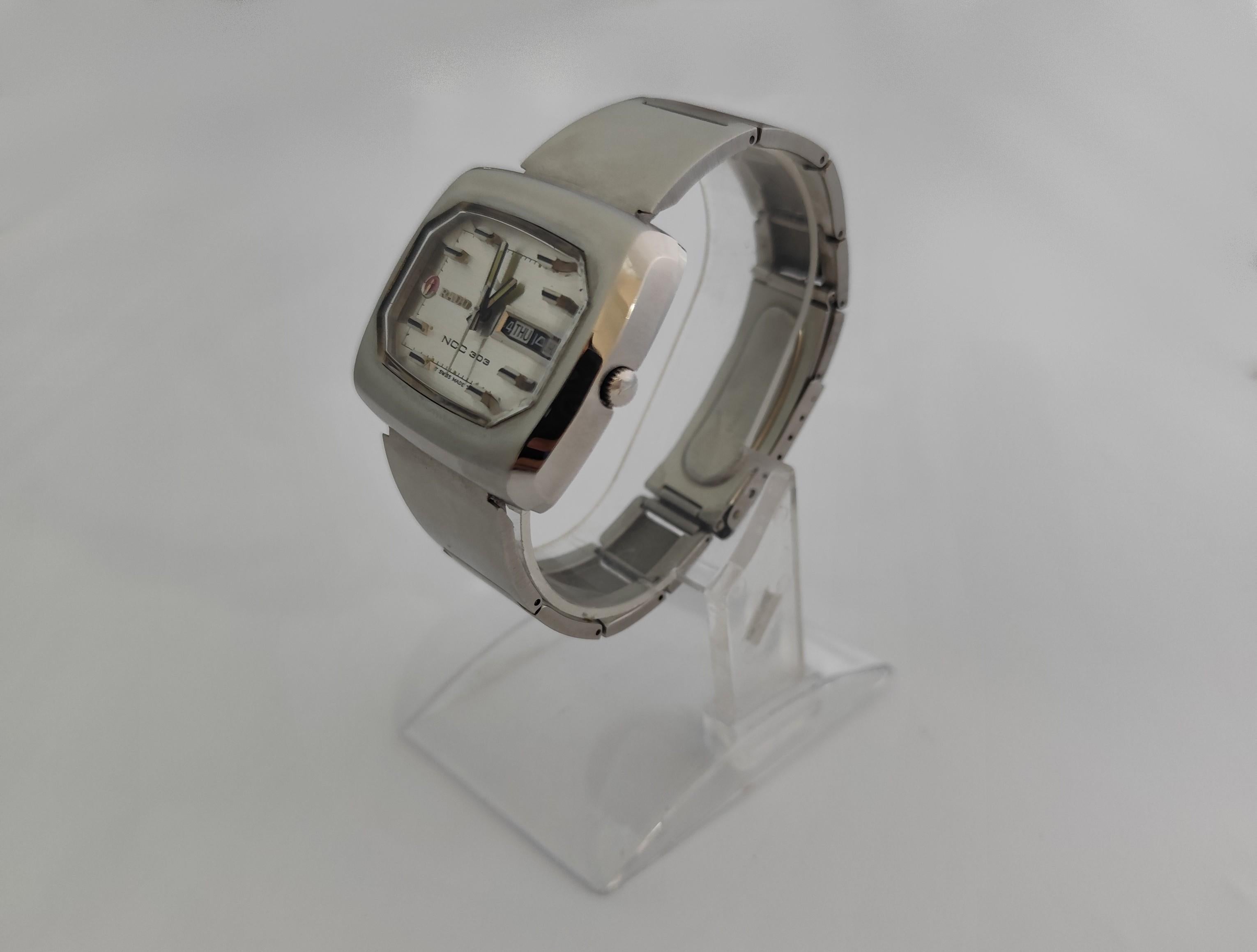 Rado Original NCC303 con Brazalete Original SS Plata 42mm Automático en venta 13