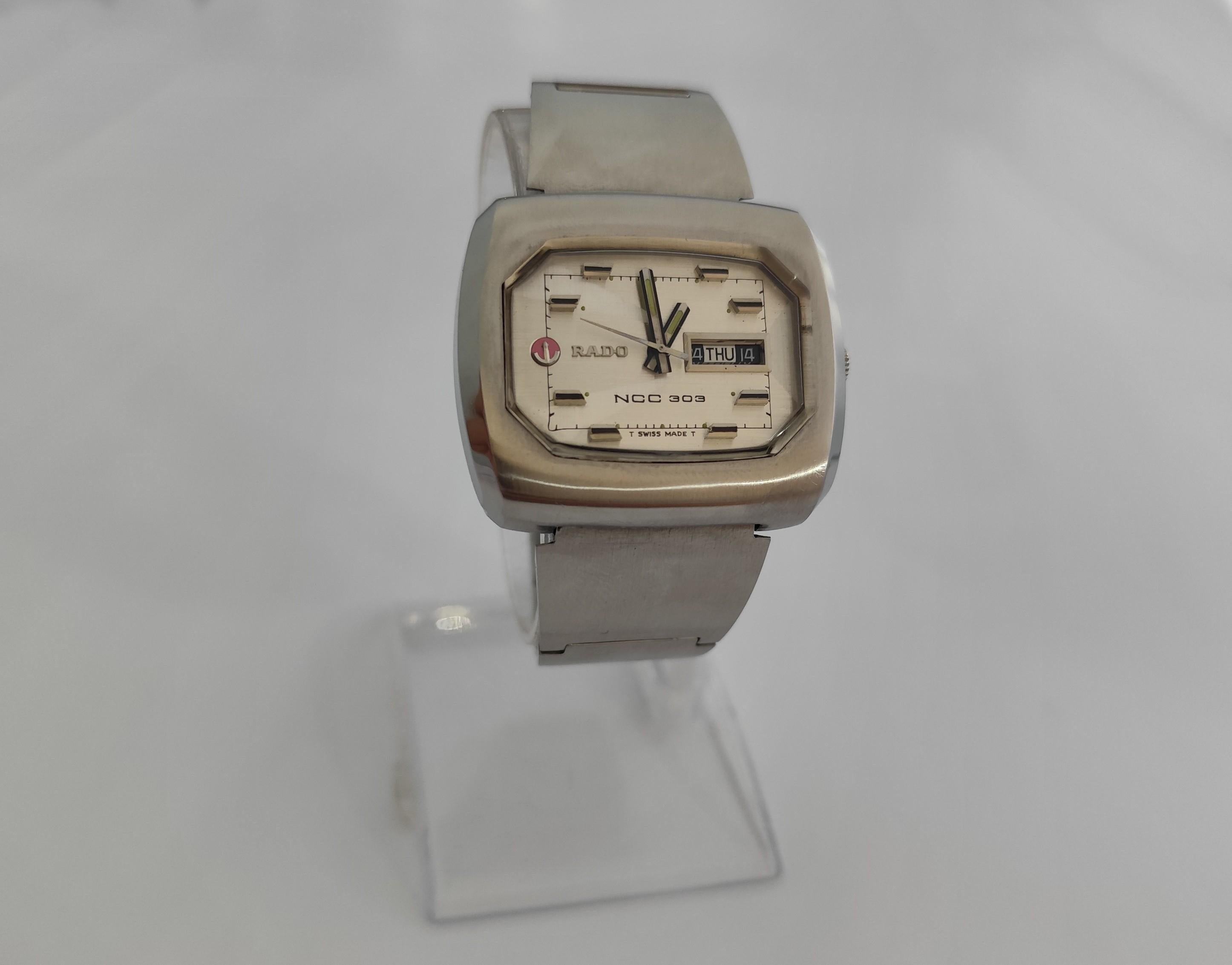 Rado Original NCC303 con Brazalete Original SS Plata 42mm Automático en venta 2