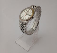 Reloj de hombre Rado Purple Horse automático con fecha y día, esfera plateada