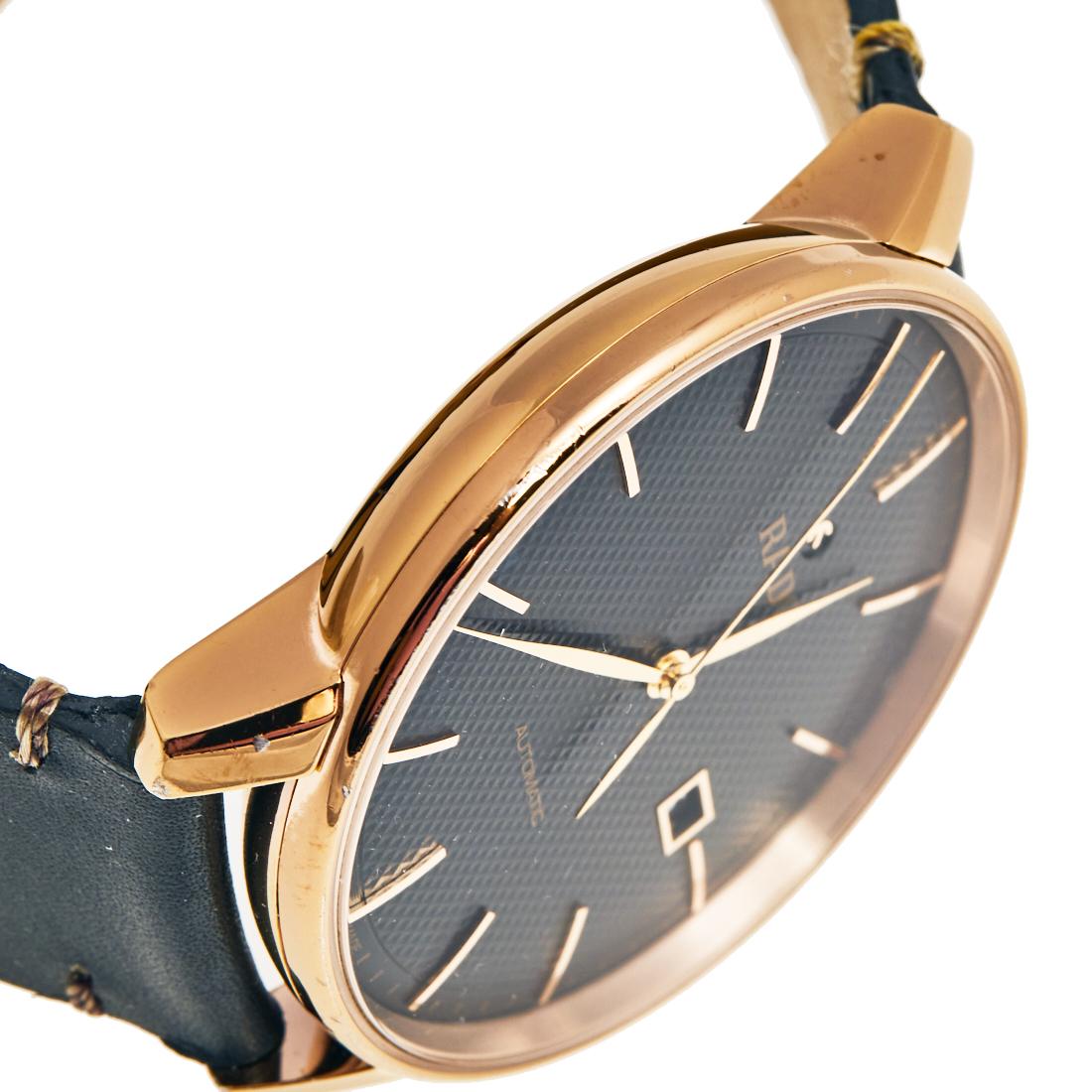 rado gold plated watch