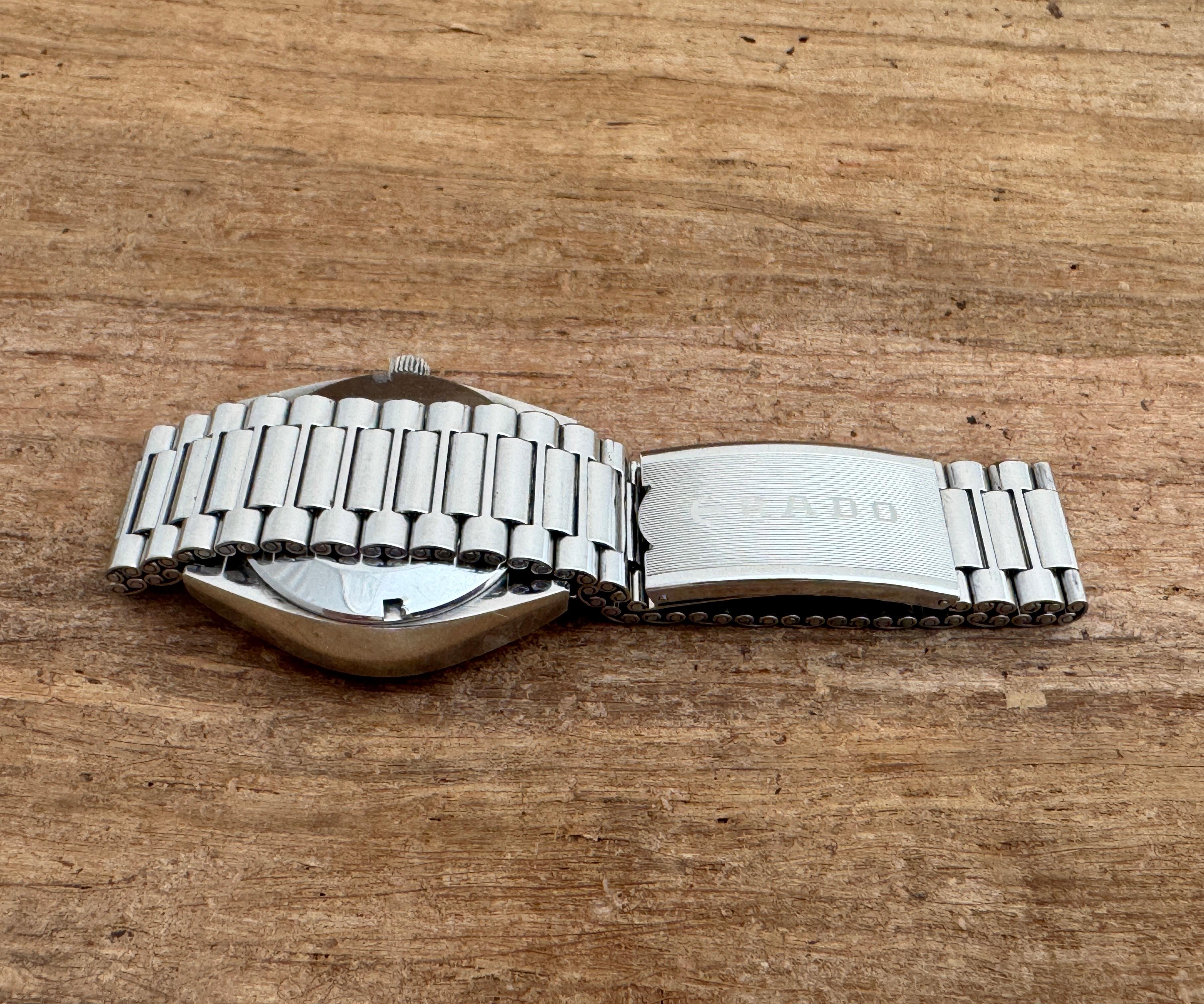 Rado Rothorn Rare Purple Dial Automatic Stainless Steel Watch im Angebot 3