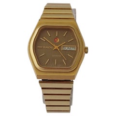 Rado Senator Automatic Day Date – vergoldete Herrenuhr mit braunem Zifferblatt