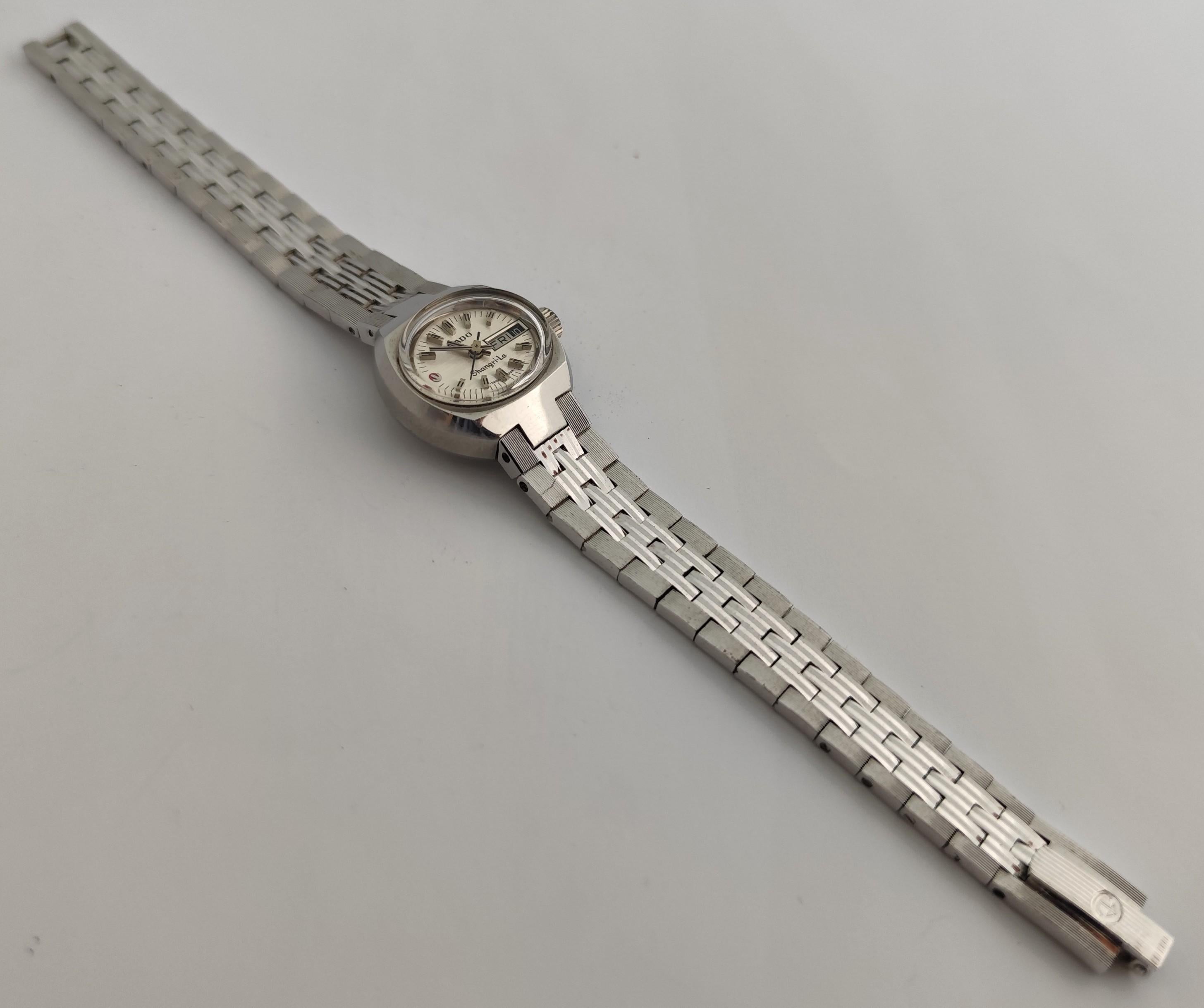 RADO Shangri-La Orologio automatico da donna in acciaio inossidabile in vendita 3