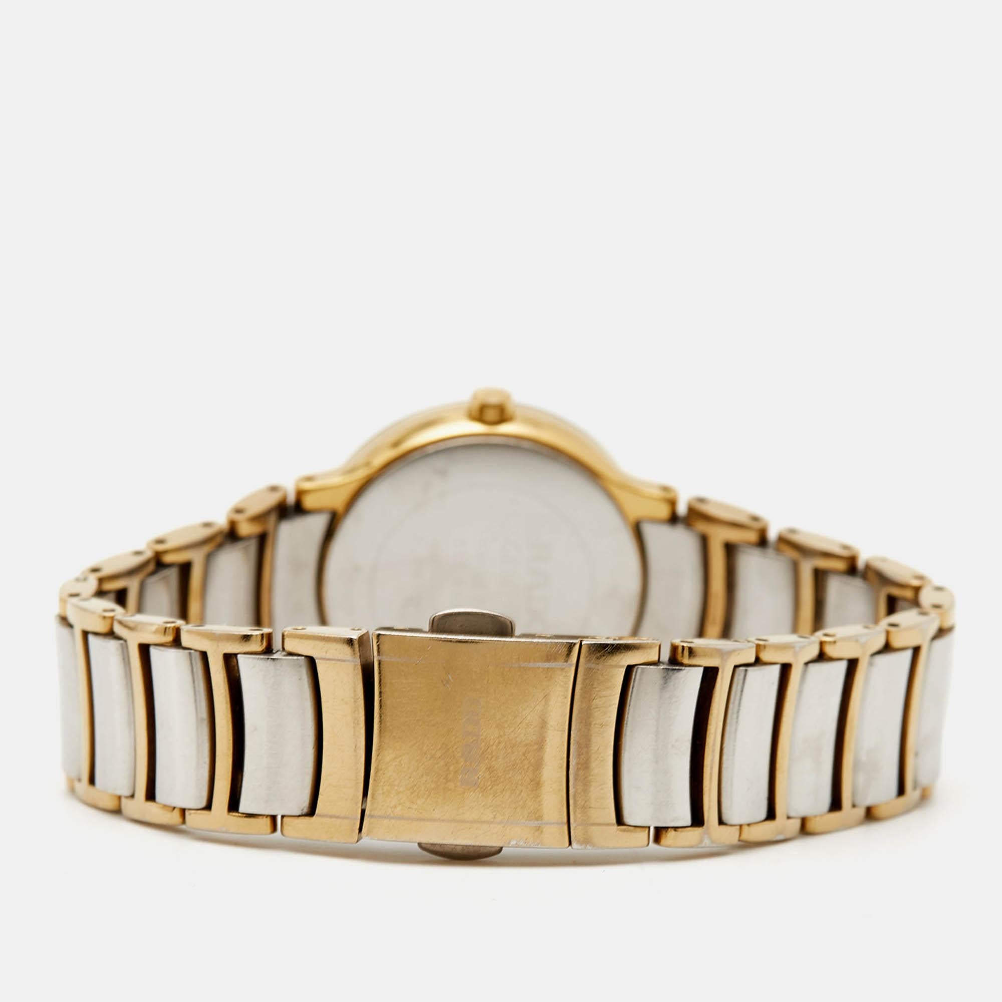 Rado Silver Two Tone Centrix Jubile R30932103 Women's Wristwatch 28 mm 1