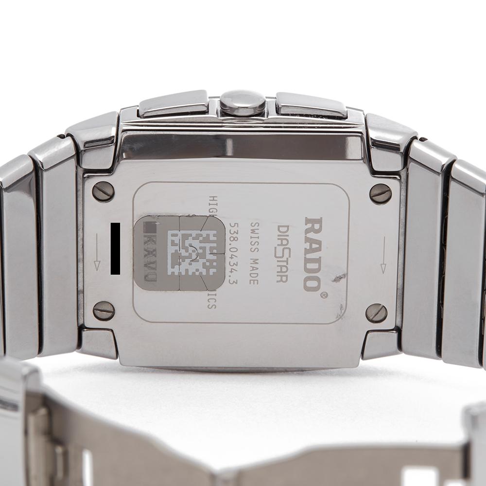 Modern Rado Sintra Chronograph Ceramic R13434172 Wristwatch
