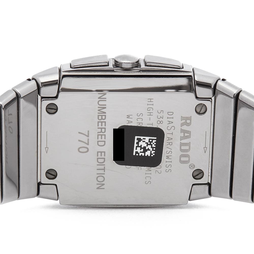 Rado Sintra Chronograph Ceramic R13600022 Wristwatch In New Condition In Bishops Stortford, Hertfordshire