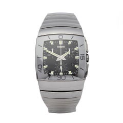 Used Rado Sintra Chronograph Ceramic R13600022 Wristwatch