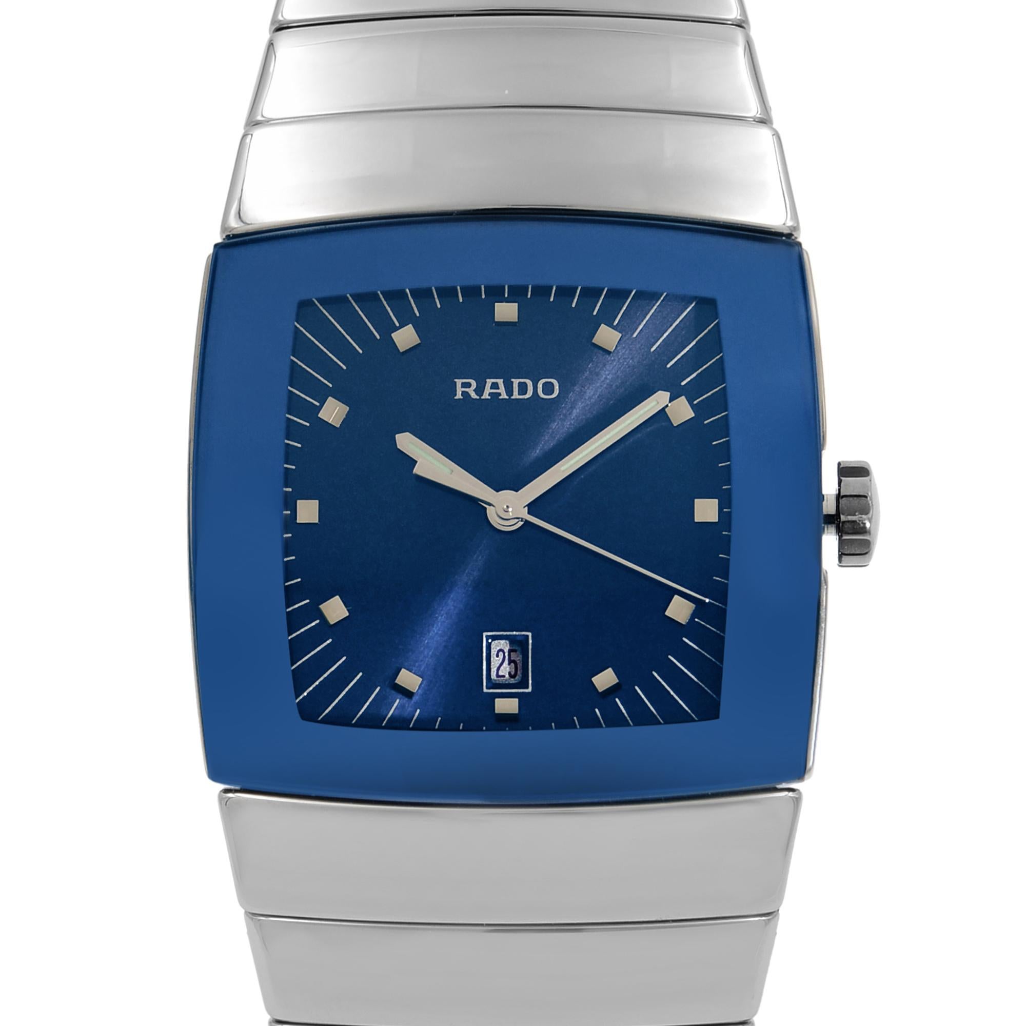 Rado Sintra High Tech Ceramic Blue Dial Quartz Men’s Watch R13810202
