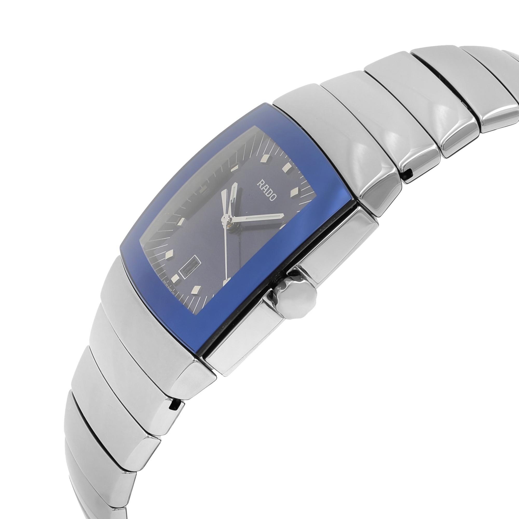 Rado Sintra High-Tech-Keramik blaues Zifferblatt Quarz Herrenuhr R13810202 1