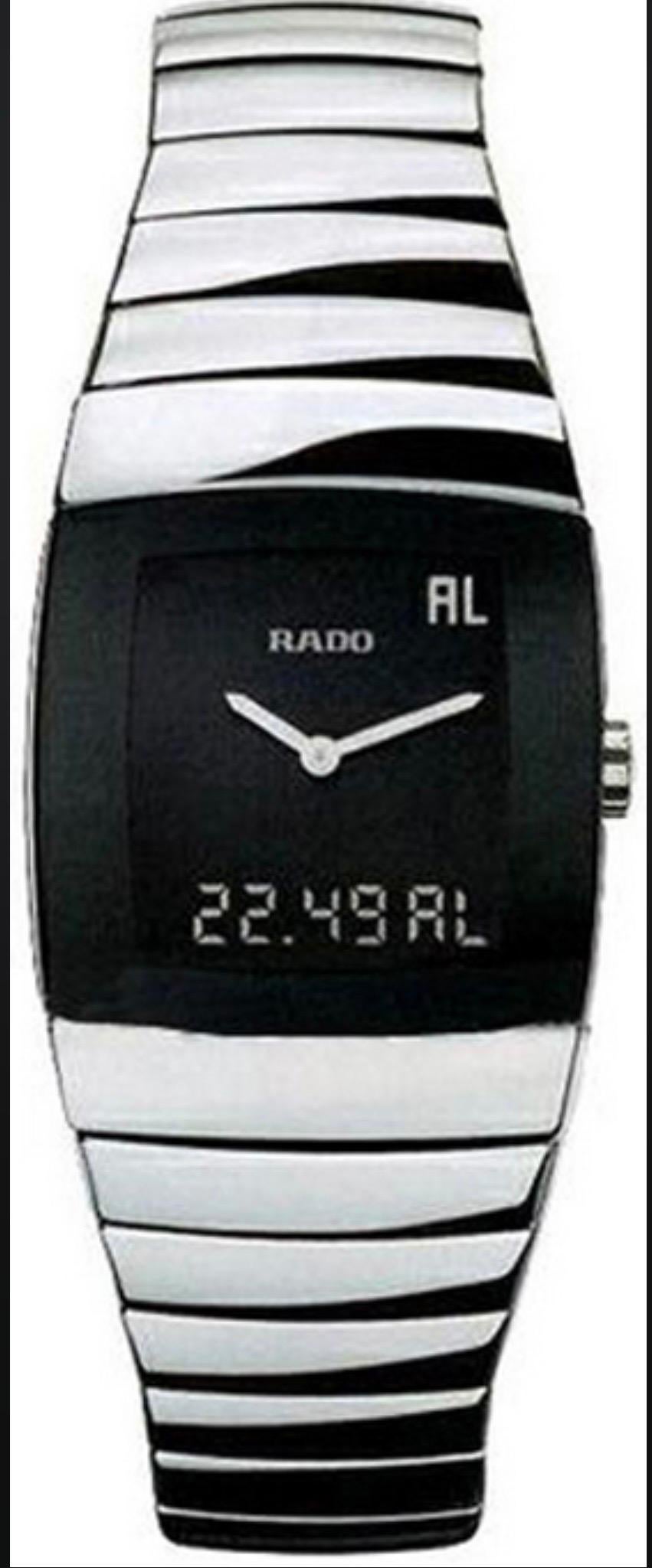 RADO Sintra Jubile Analog/Digital Silver Dial Men's Watch For Sale 3