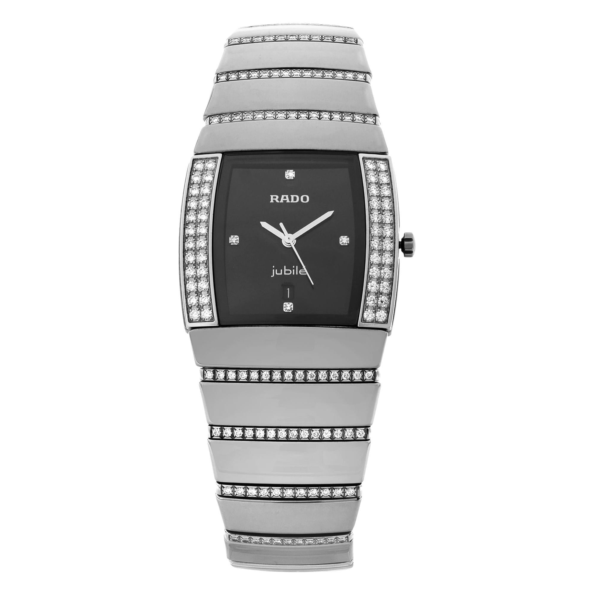 Rado Sintra Jubile Ceramic Diamond 1.20 Carat Quartz Ladies Watch R13577719