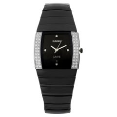 Rado Sintra Jubile Ceramic Diamond Black Dial Ladies Quartz Watch R13617712