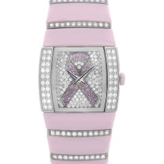 Rado Sintra Jubile Limited Edition Pink Ceramic Diamonds Ladies Watch R13652942
