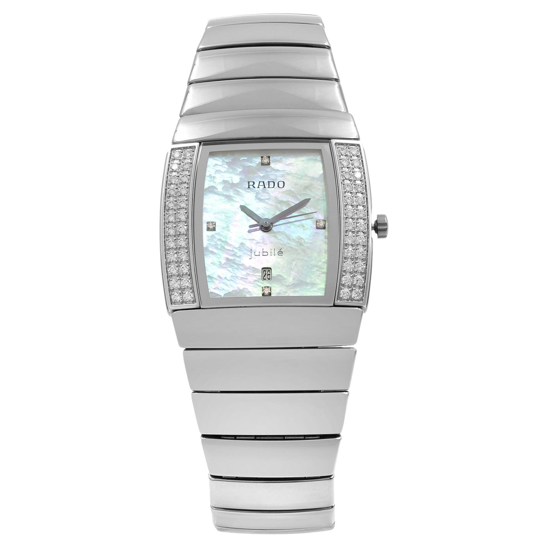 Rado Sintra Super Jubile Ceramic White Dial Ladies Watch R13577902 For Sale