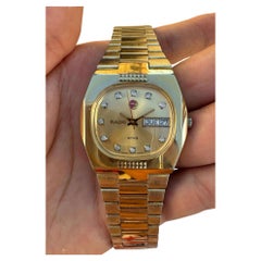 Rado Stag Gold Plated Automatic Day / Date Watch