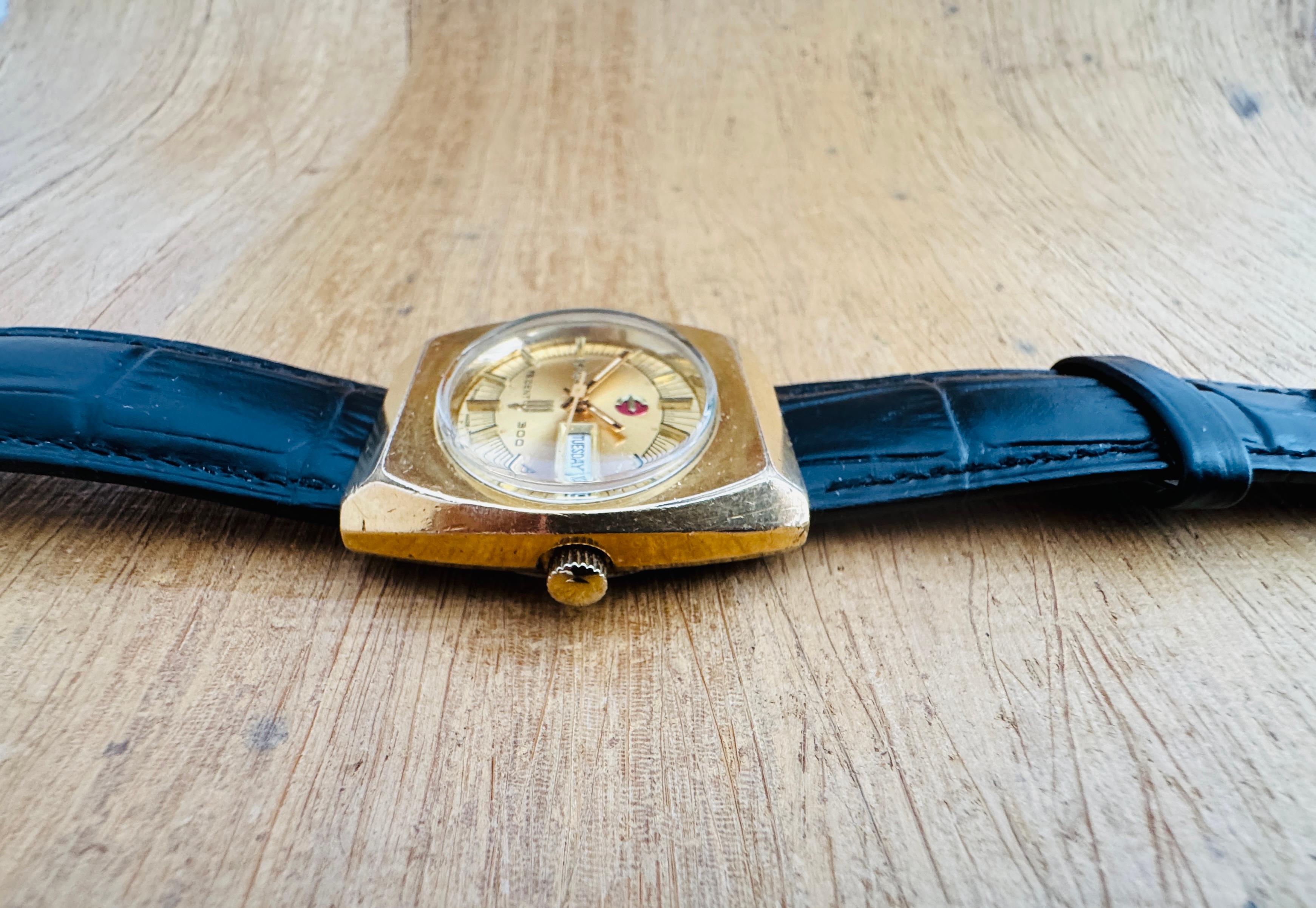 Reloj Automático Rado TRIDENT 300 Chapado en Oro en venta 2