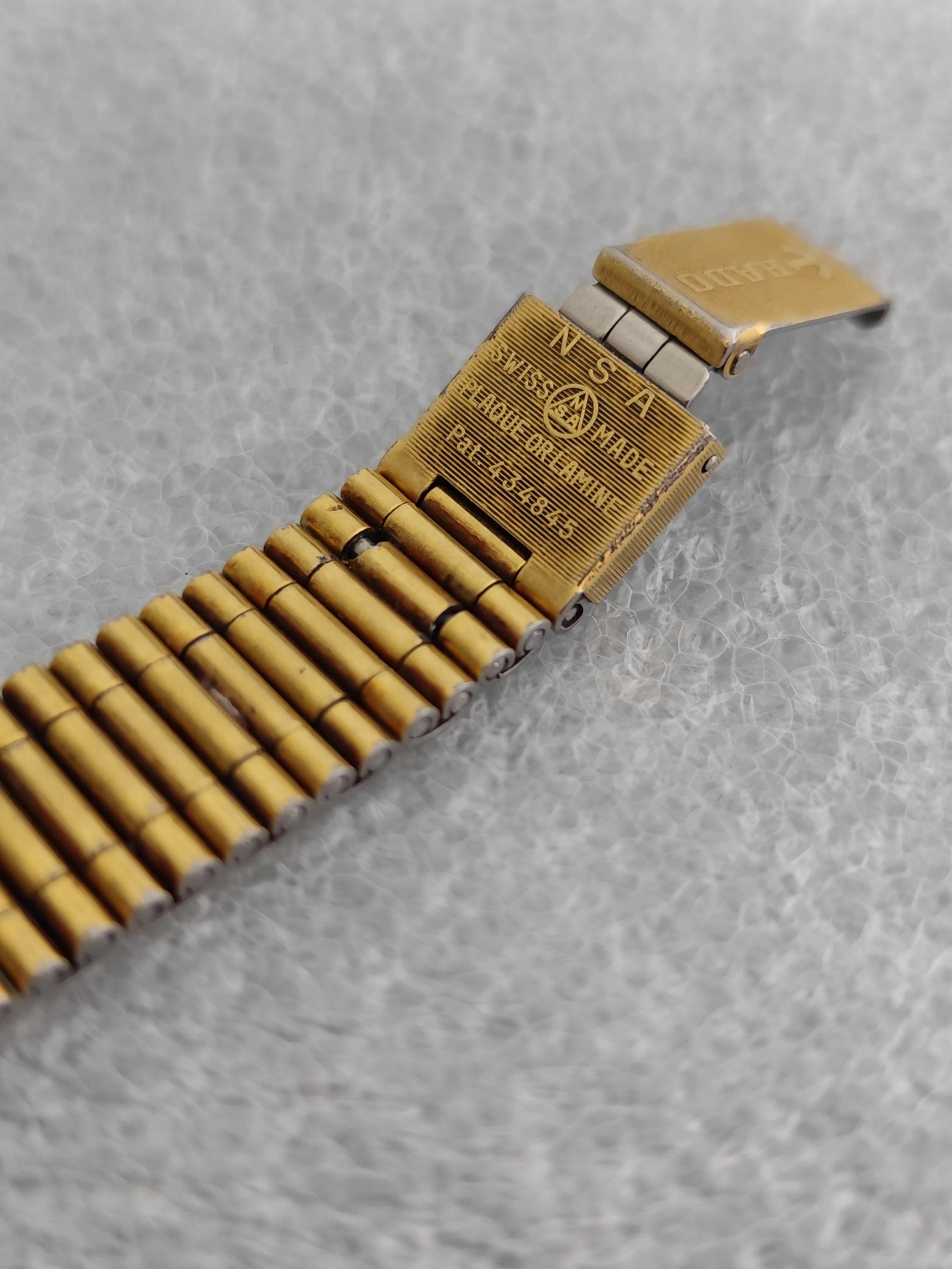 Rado TRIDENT 303 Day Date Vergoldete Automatik Damenuhr im Angebot 4