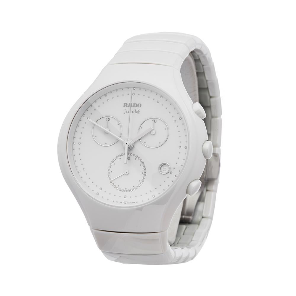 Ref: W5617
Manufacturer: Rado
Model: True
Model Ref: R27832702
Age: 
Gender: Ladies
Complete With: Box, Manuals & Guarantee
Dial: White Diamond
Glass: Sapphire Crystal
Movement: Quartz
Water Resistance: To Manufacturers Specifications
Case: