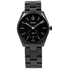 Rado True Specchio Ceramic Black Dial Quartz Men's Watch R27081152