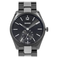 Rado True Specchio Ceramic Black Dial Quartz Men's Watch R27081157