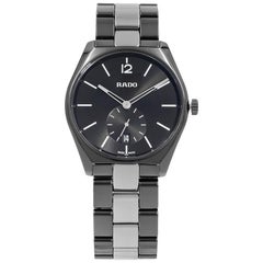 Rado True Specchio Ceramic Black Dial Quartz Men's Watch R27081157