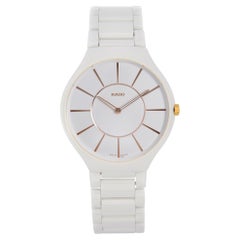 Rado True Thinline Hightech Ceramic White Ladies Quartz Watch R27957102