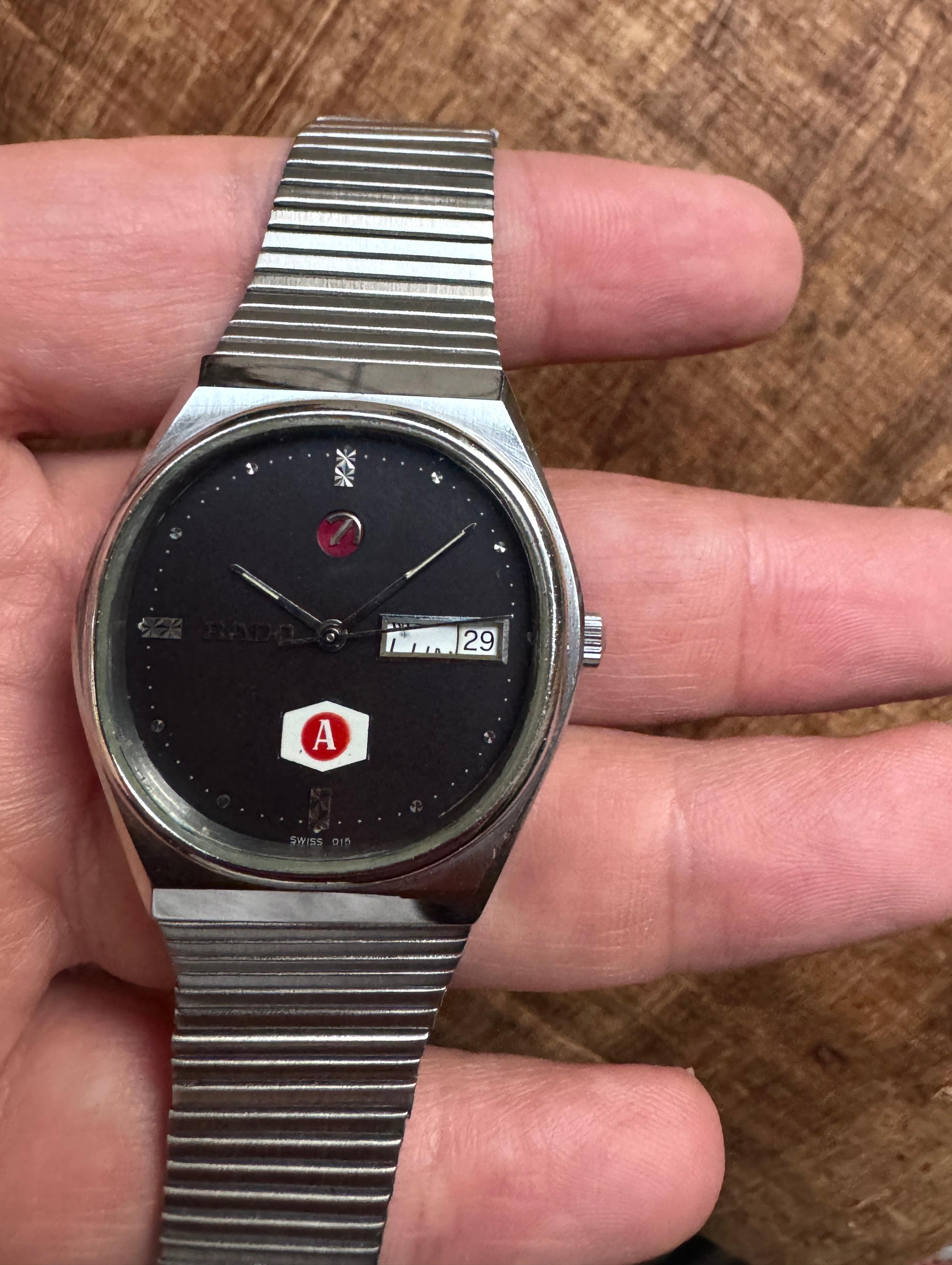 Rado Voyager Automatic Stainless Steel Rare Dial AMMAN Watch For Sale 10