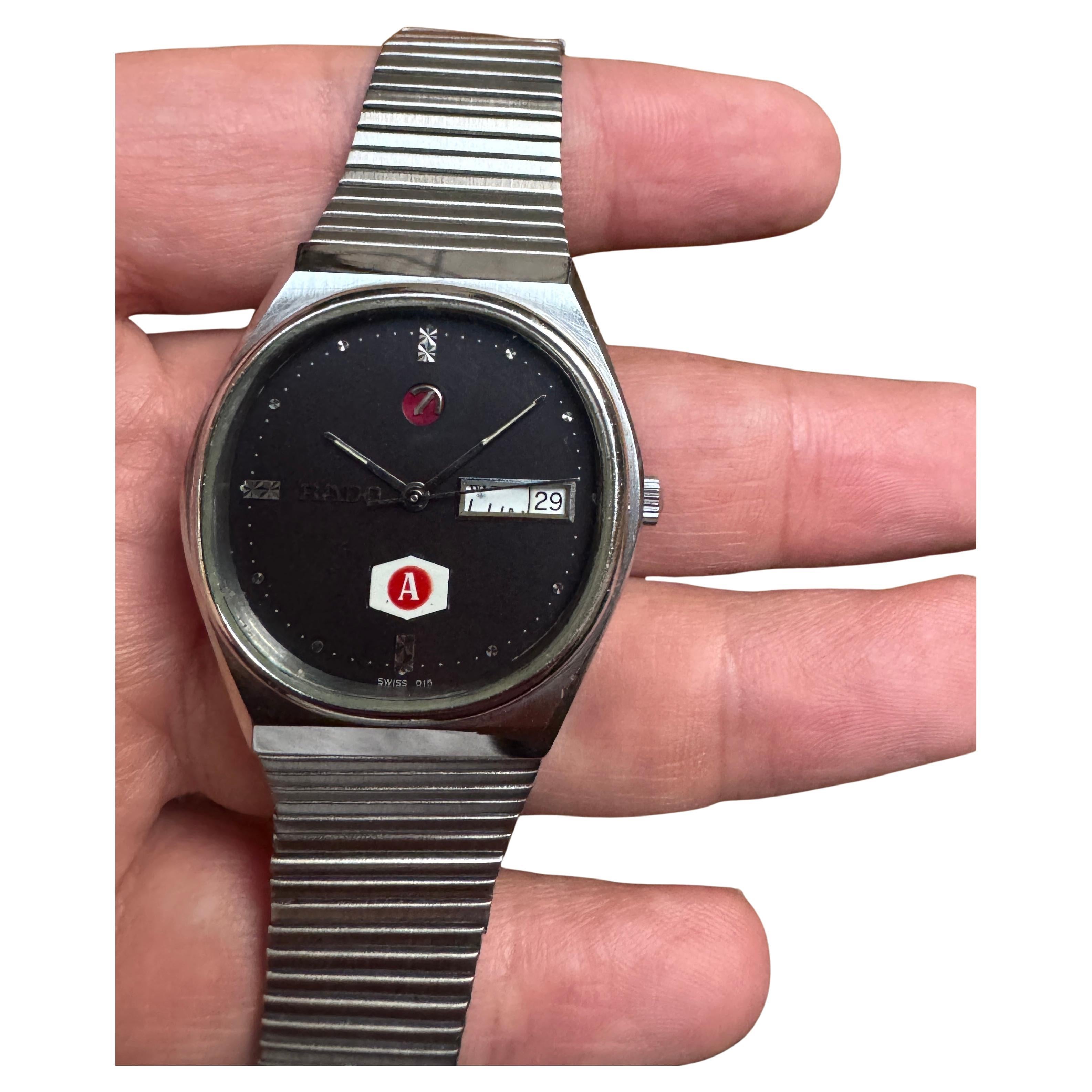 Rado Voyager Automatic Stainless Steel Rare Dial AMMAN Watch