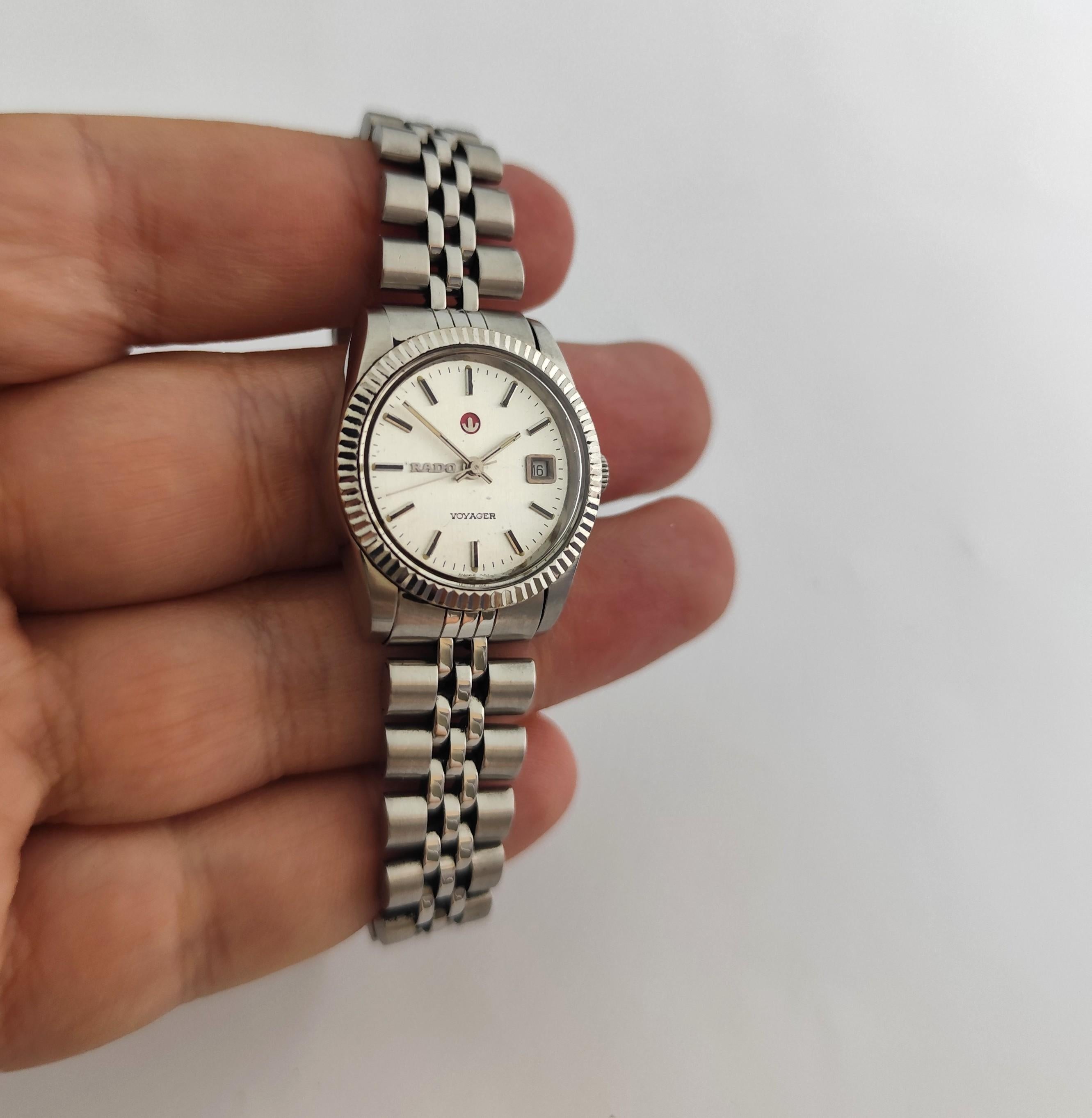 Rado Voyager Watch Ladies Automatic Vintage Round Date Swiss Made im Angebot 6